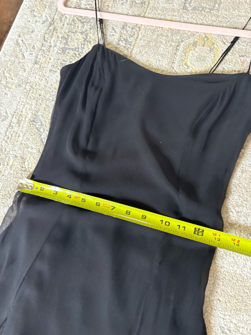 Betsey Johnson Black Silk Dress Vintage Made in USA - Picture 8 of 13